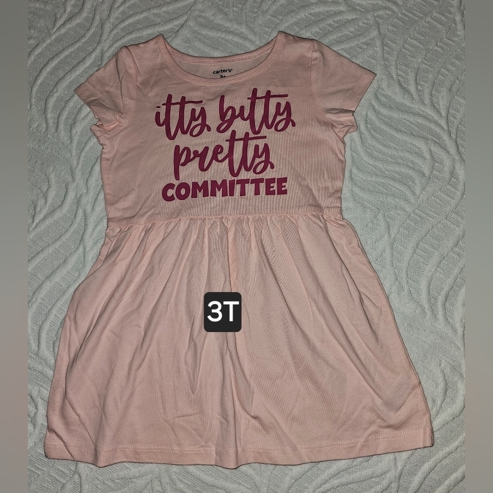 Carter's Pink Kids Graphic Dress 3T​​​​